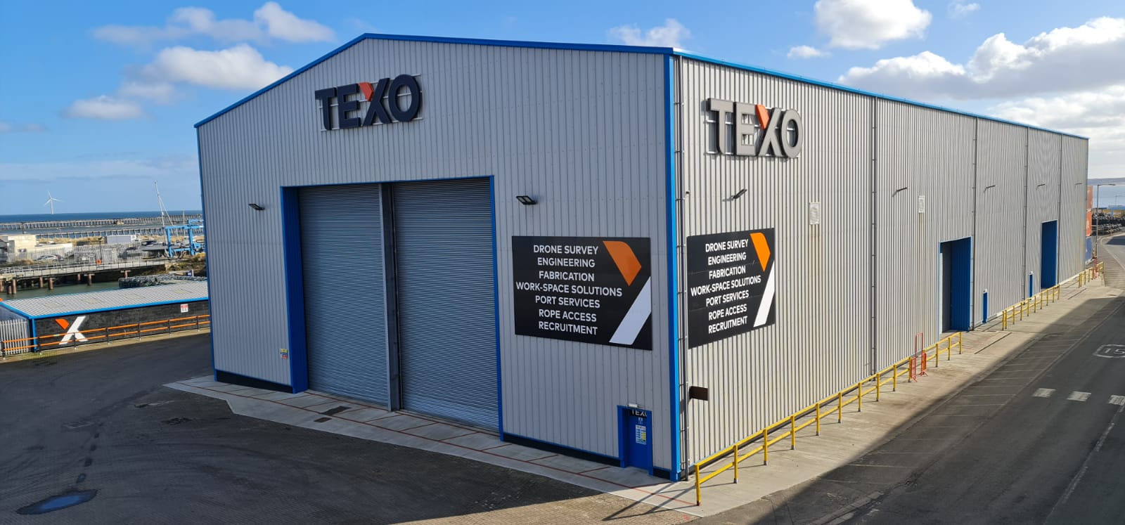 Texo Port Services UK slide