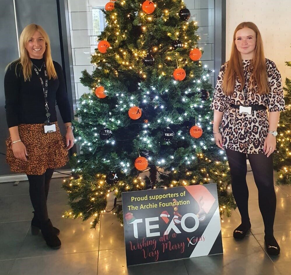 TEXO Supports The Archie Foundation With Christmas Tree Display & Auction