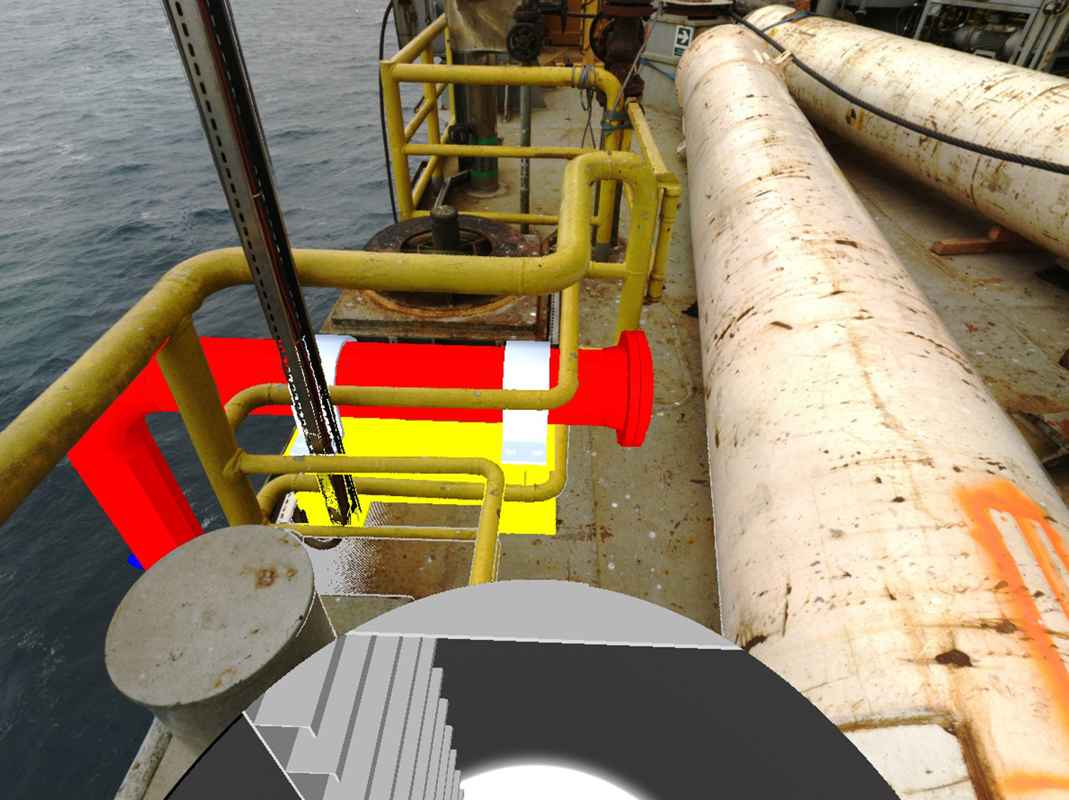 Multi-disciplinary project for well test overboard vent line