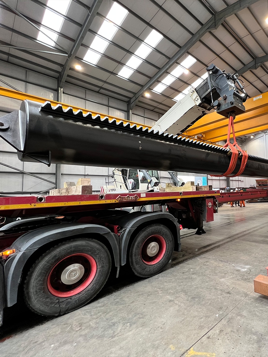 Successful fabrication of 30-metre spud can and extensions