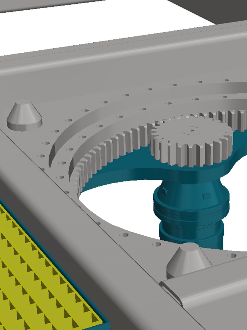 Design modifications and fabrication of a wireline slewing frame