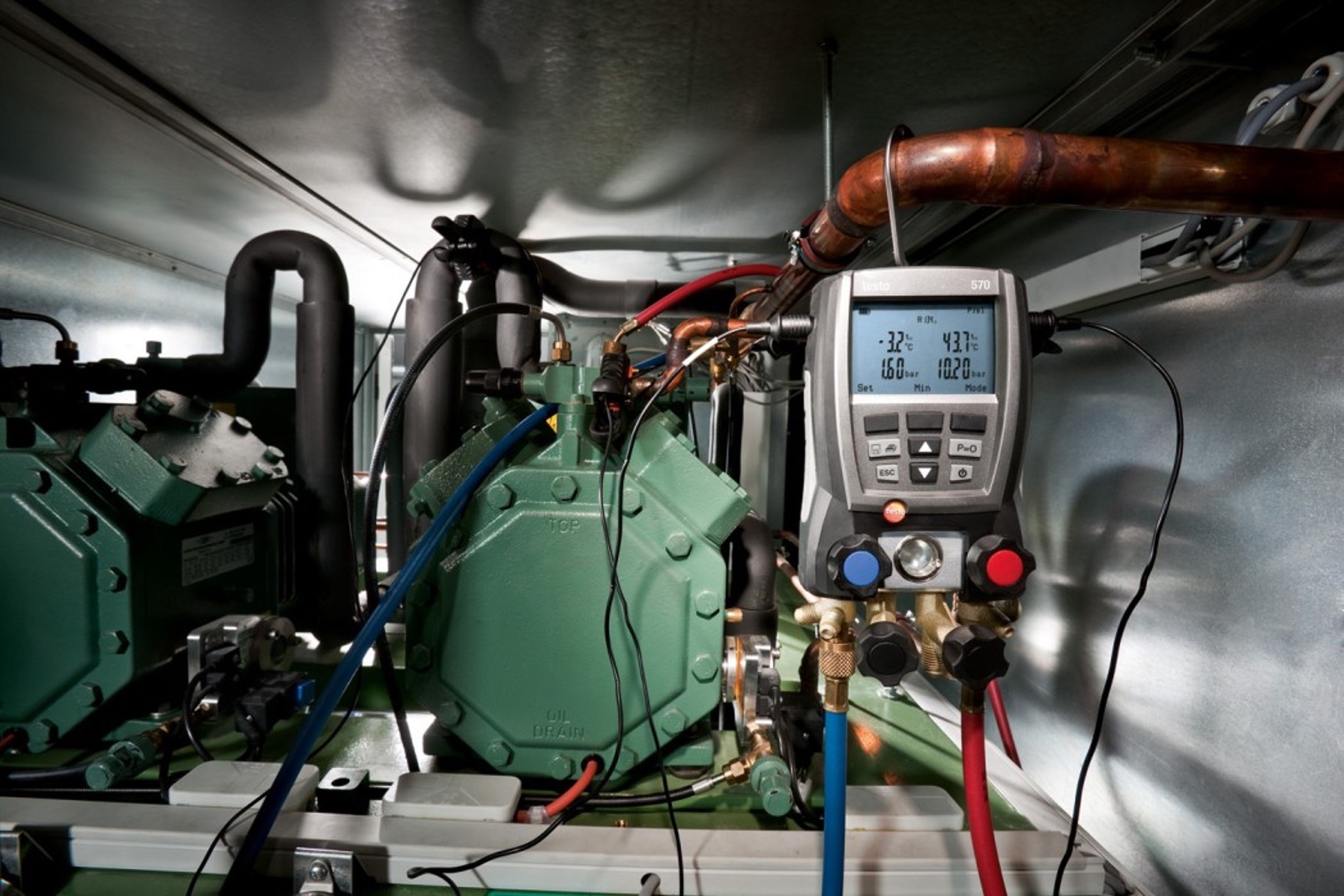 Adding freezer space on the MRV Scotia in a 24-hour window