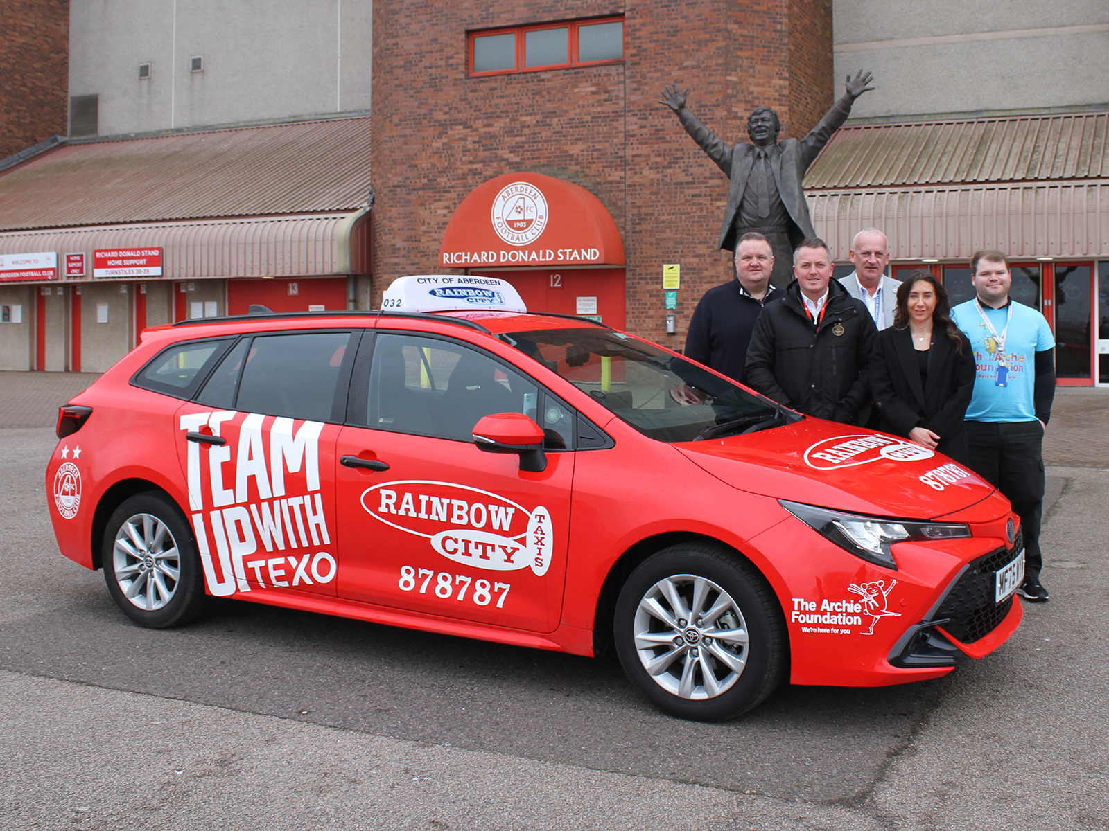 Team Up with TEXO in Action: Rainbow City Taxis Drive Support for The Archie Foundation